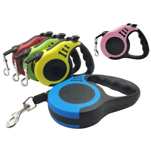 3 Meters 5 Meters Retractable Dog Leash Pet Leash Traction Rope Belt Automatic Flexible Leash For Small Medium Large Dog Product