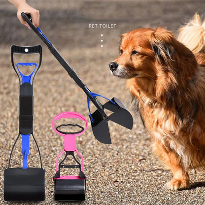 Pet Pooper Scooper Dogs Shit Clip Long Handle Jaw Poop Scoop Outdoor Animal Clean Tools Feces Cleaner Picker Excrement Collector