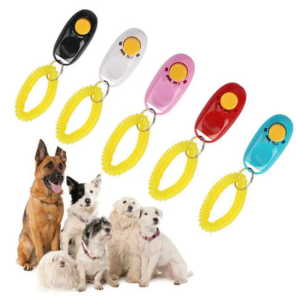 Plastic Portable Dog Clicker Toys Pet Tranining Clicke Training Tool Dog Whistle