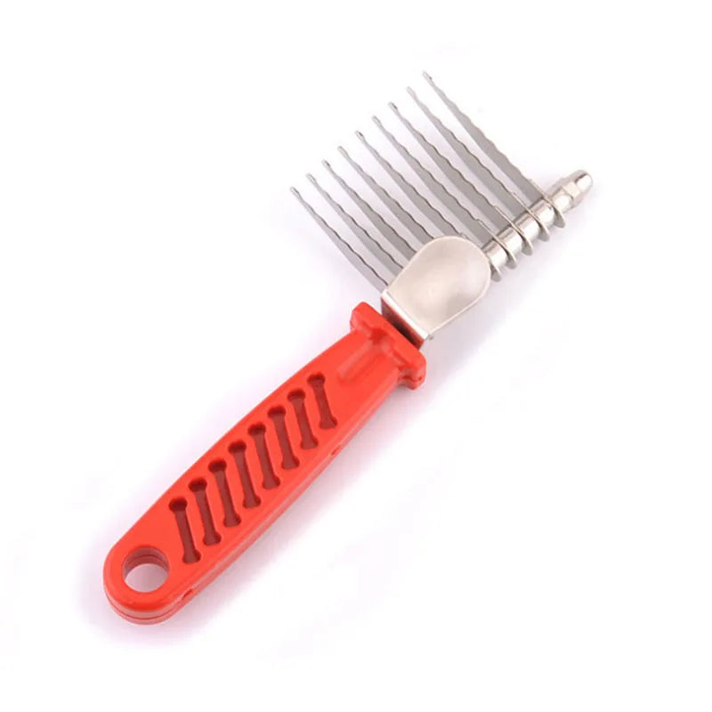 Dog Comb Pet Grooming Tools Dog Rake Comb Pet Brush Stainless Steel Cat Dog Comb for Dematting Removing Hair Pet Dog Accessories