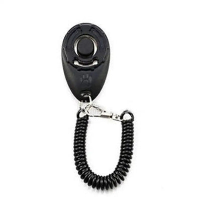 1 Piece Pet Cat Dog Training Clicker Pet Obedient Whistle Adjustable Wrist Strap Sound Key Chain Household Pet Supplies