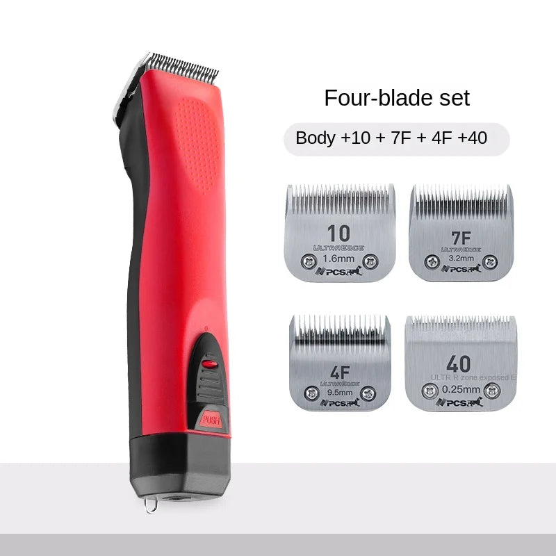 Professional Shaver Pet Electric Clipper Dog Electric Clipper Plug-in Dual-use Cat Teddy Shaver Electric Pusher CP-9060