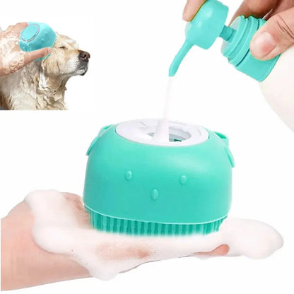 Bathroom Puppy Dog Cat Bath Massage Gloves Brush Soft Safety Silicone Pet Accessories for Dogs Cats Dog comb Tools