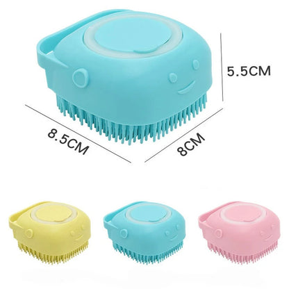 Bathroom Puppy Big Dog Cat Bath Massage Gloves Brush Soft Safety Silicone Pet Accessories for Dogs Cats Tools Mascotas Products