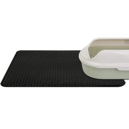 Waterproof EVA  Cat Litter Box Mat Non-slip Sand Cat Pad Washable Bed Mat Clean Pad Matunder