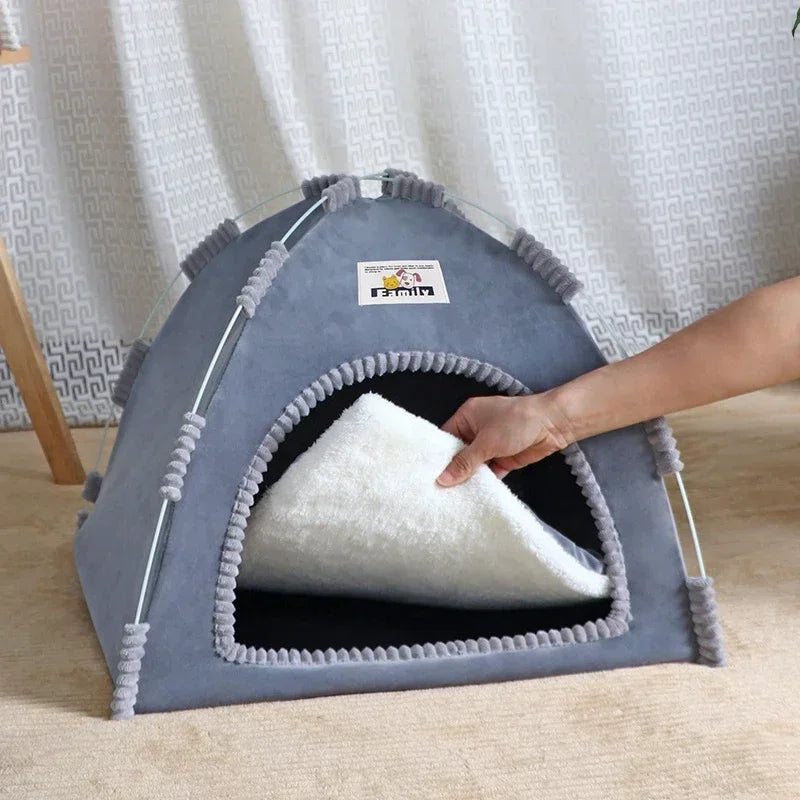 Pet Cat Tent Cave Hut Cat Sleep House For Kitten Puppy Playpen Cage Basket Cat Nesk Kennel Small Dog House Bed Chihuahua