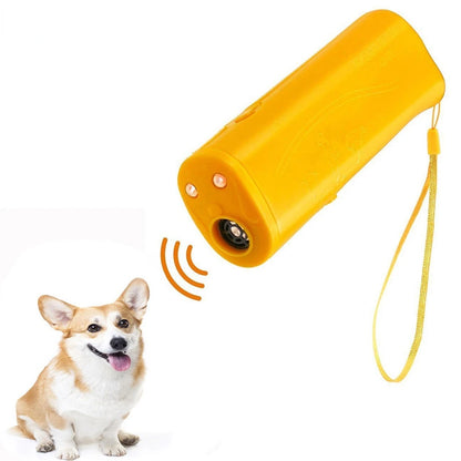 3 in 1 Pet Dog Repeller Anti Barking Stop Bark Training Device Trainer LED Ultrasonic Anti Barking Ultrasonic Without Battery