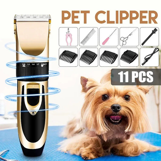 Professional Dog Pets Electric Scissor Clipper Pet Dog Hair Clipper Grooming Pet Cat Dog Rabbit Haircut Trimmer Shaver Set