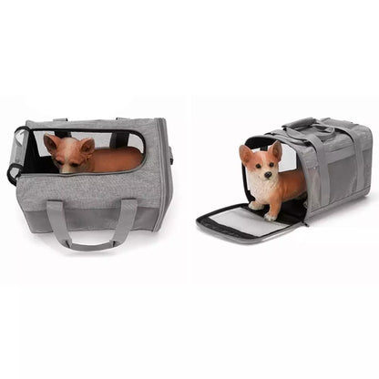 Pet Diagonal Cat Bag Accessories Mesh Cloth Portable Foldable Breathable Dog Bag Pet Cage Backpack For Outdoor Travel