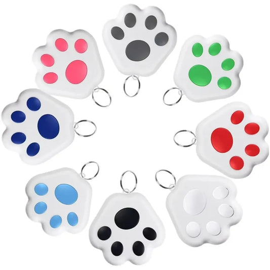 Cat Paw Shape Mini GPS Tracker Cat Dog Anti-Lost Tag Locator Pet Dog Articles Keychain Wallet Collar Tracking Device Accessories