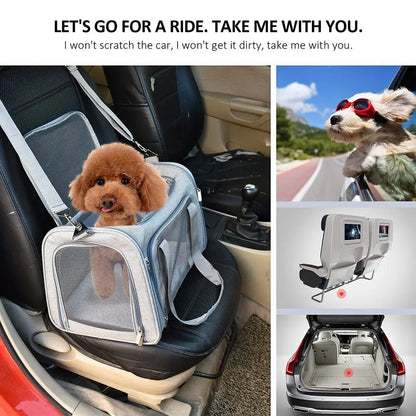 Pet Carriers Bag Pet Dog Carrier Backpack Cats Dogs Travel Bags Portable Breathable Bag Cat Dog Bags Outdoor Travel Pets Handbag