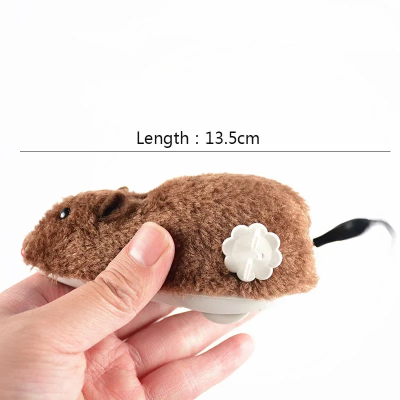 Creative Cat Toy Clockwork Spring Power Plush Mouse Toy Motion Rat Cat Dog Playing Toy Pets Interactive Toys Pet Products