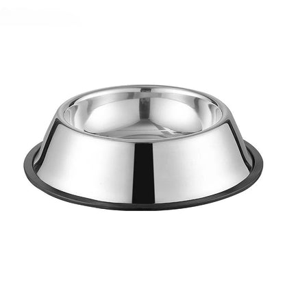 Stainless Steel Dog Bowl Anti-Gulping Slow Feeder Safe Washable Pet Food Water Bowl Dog Feeders