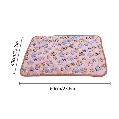 Pet Blanket Bed Mascotas Cama Perros Cachorro Soft Cute Printing Pets Fleece Sleep Mat Pad For Dogs And Cats Lovely Cushion