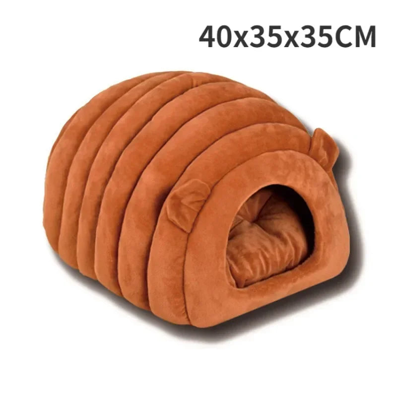 Deep Sleep Comfort in Winter Cat Bed Small Dog House Products Pets Tent Cozy Cave Cat Supplies Cat Beds Pet Products