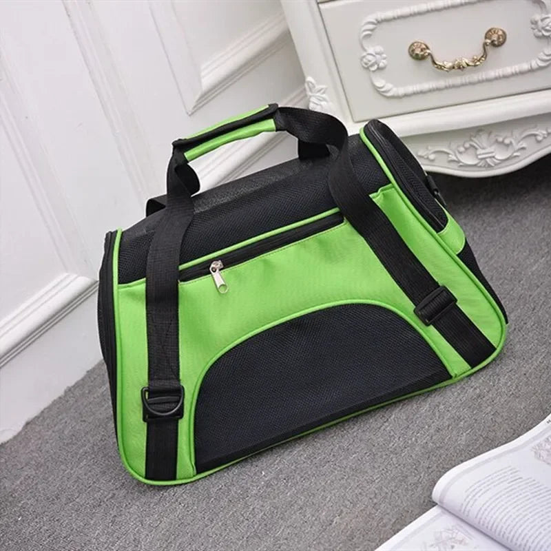 Dog Bags Portable Dog Carrier Bag Mesh Breathable Carrier Bags for Small Dogs Foldable Cats Handbag Travel Pet Bag Transport Bag