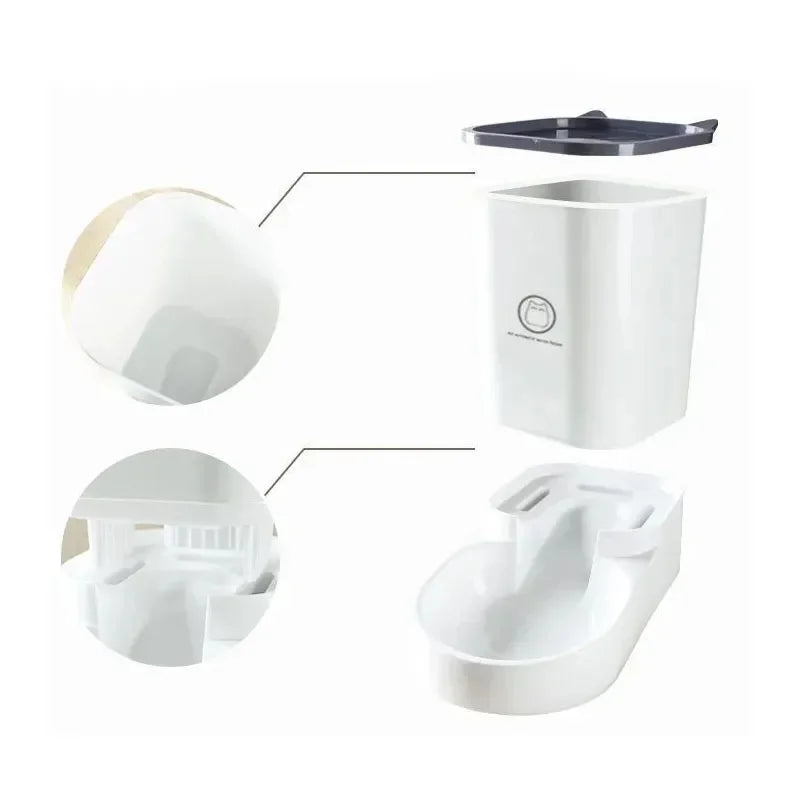 Dispenser Pet Cat Fountain Bottle Drinker Drinking Food Pet Supplies Cat Dog Large Feeder Dog Capacity Bowl Automatic Water