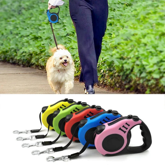 3/5M Retractable Leashes Automatic Flexible Dog Leash Pet Dogs Cat Traction Rope Leashes Tool for Small Medium Dogs Cats