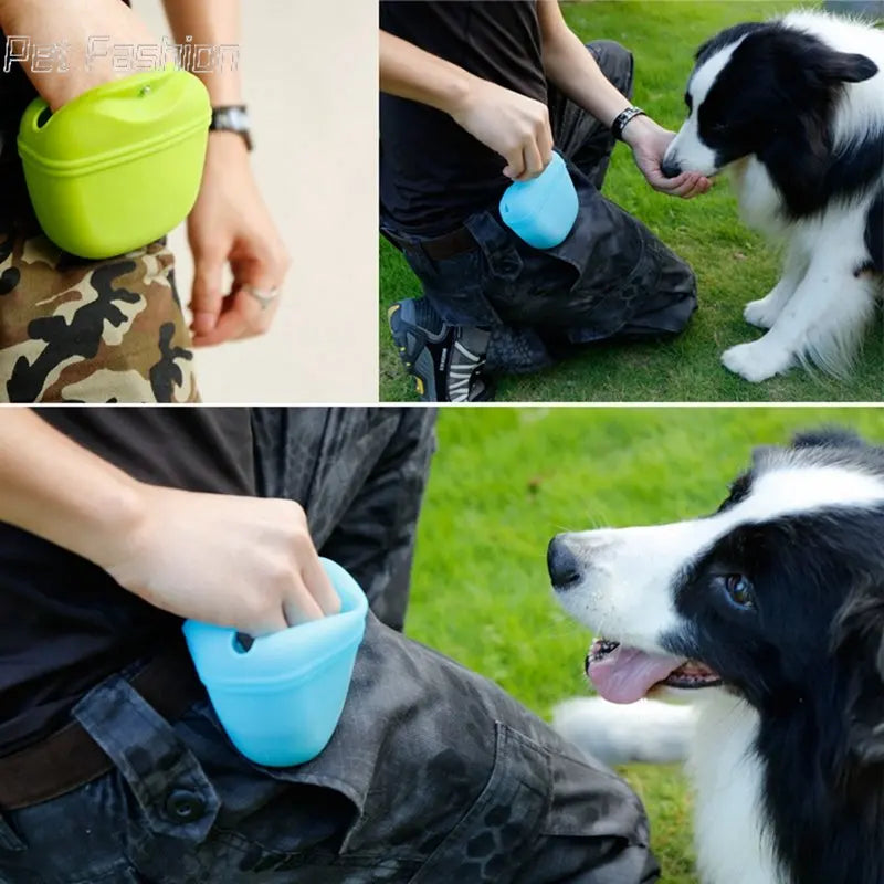 1PC Portable Pet Dog Training Bag Food Reward Waist Bags Pet Supplies Pouch Obedience Agility Outdoor Feed Storage Waist Bags