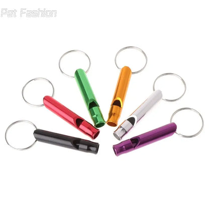 Pet Dog Training Whistle Dogs Puppy Sound Portable Flute Aluminum Alloy Pet Shop Dog Acessorios dogs toys