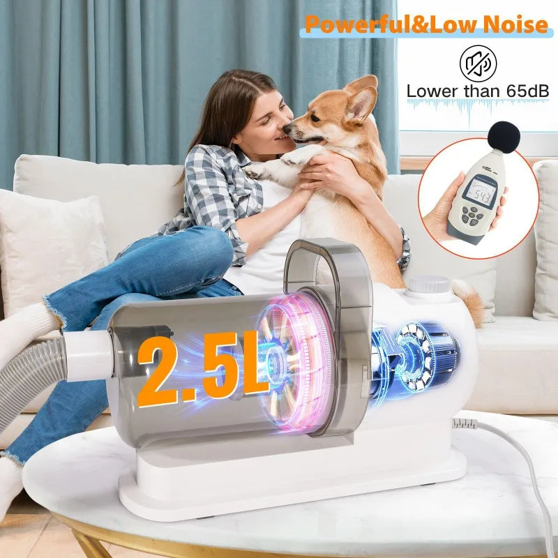 All-in-one pet care vacuum cleaner dog vacuum cleaner pet hair clipper Multifunctional pet hair cutting and vacuuming machine