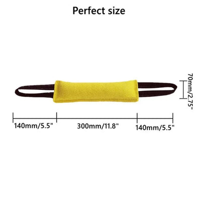 Durable Dog Bite Stick Creative Dog Tug Toy Non-slip Wear-resistant Pet Dog Training Flax Sleeve Toy