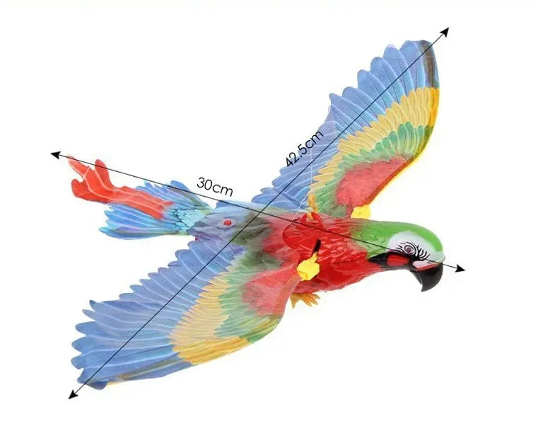 Simulation Bird Interactive Cat Toys Electric Hanging Eagle Flying Bird Cat Teasering Play Cat Stick Scratch Rope Pet Toys