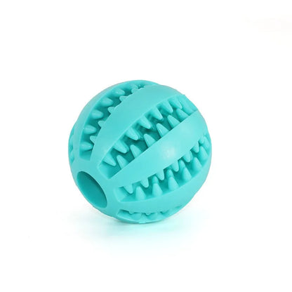 New Pet Dog Toy Interactive Rubber Balls for Small Large Dogs Puppy Cat Chewing Toys Pet Tooth Cleaning Indestructible Dog  Ball