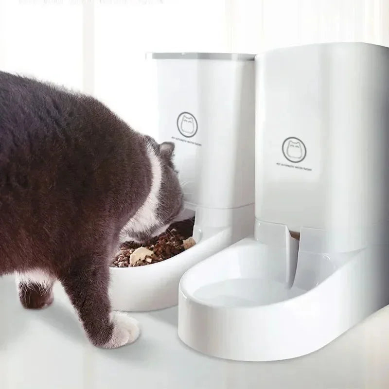 Dispenser Pet Cat Fountain Bottle Drinker Drinking Food Pet Supplies Cat Dog Large Feeder Dog Capacity Bowl Automatic Water