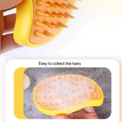 Cat Steam Brush Pet Triple Beauty Comb Dog Grooming Hair Removal Comb Electric Spray Dogs Steamy Supplies Products Home Garden