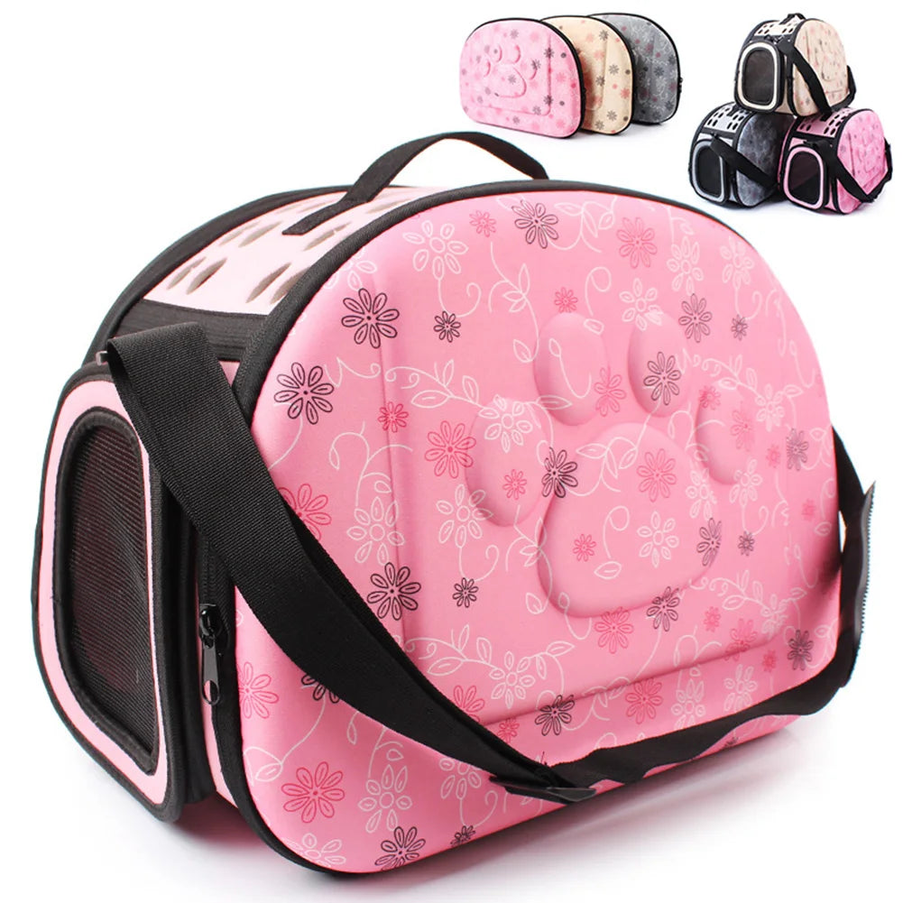 Travel Pet Dog Carrier Puppy Cat Carrying Outdoor Bags for Small Dogs Shoulder Bag Soft Pets Dog Kennel Pet Products 3 Colors