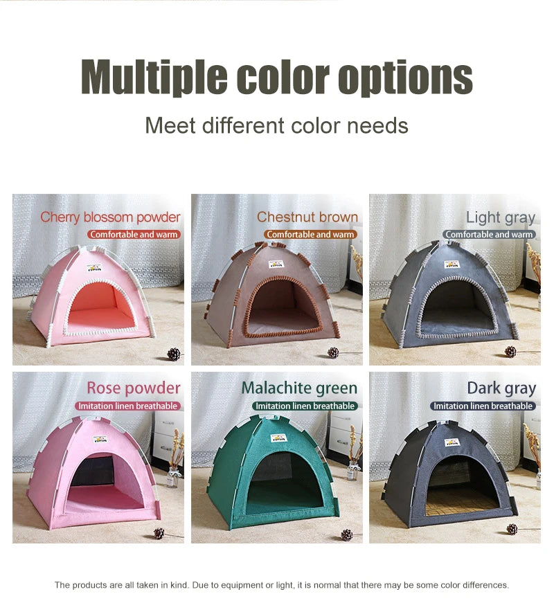 PUPCA Pet Cat Tent Cave Hut Cat Sleep House For Kitten Puppy Playpen Cage Basket Cat Nesk Kennel Small Dog House Bed Chihuahua