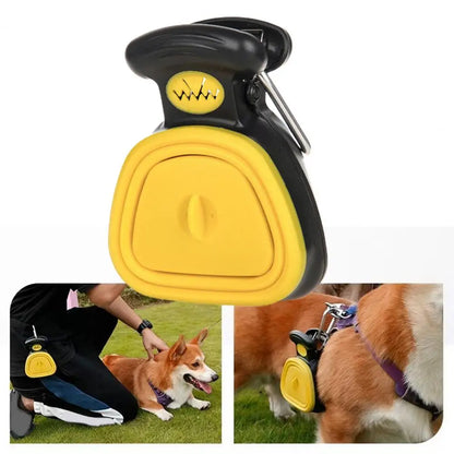 Pooper Scooper Dog Pet Travel Foldable Pick Up Animals Waste Litter Picker Shovel With 1 Roll Decomposable Bags Poop Scoop