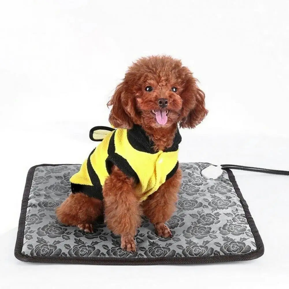 Adjustable Temperature Even Heating Keep Warm Dog Heated Blanket Puppy Mat Bed Pet Electric Warmer Pad Pet Accessories