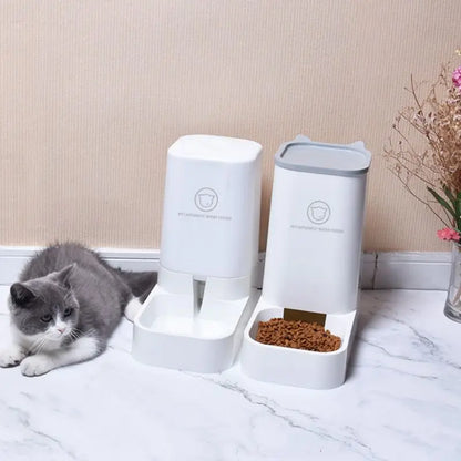 Dog for Cat Automatic Feeder Safety Water Drinker Dispenser Puppy Kitten Feeding Bowl Pet Supply Drop shipping