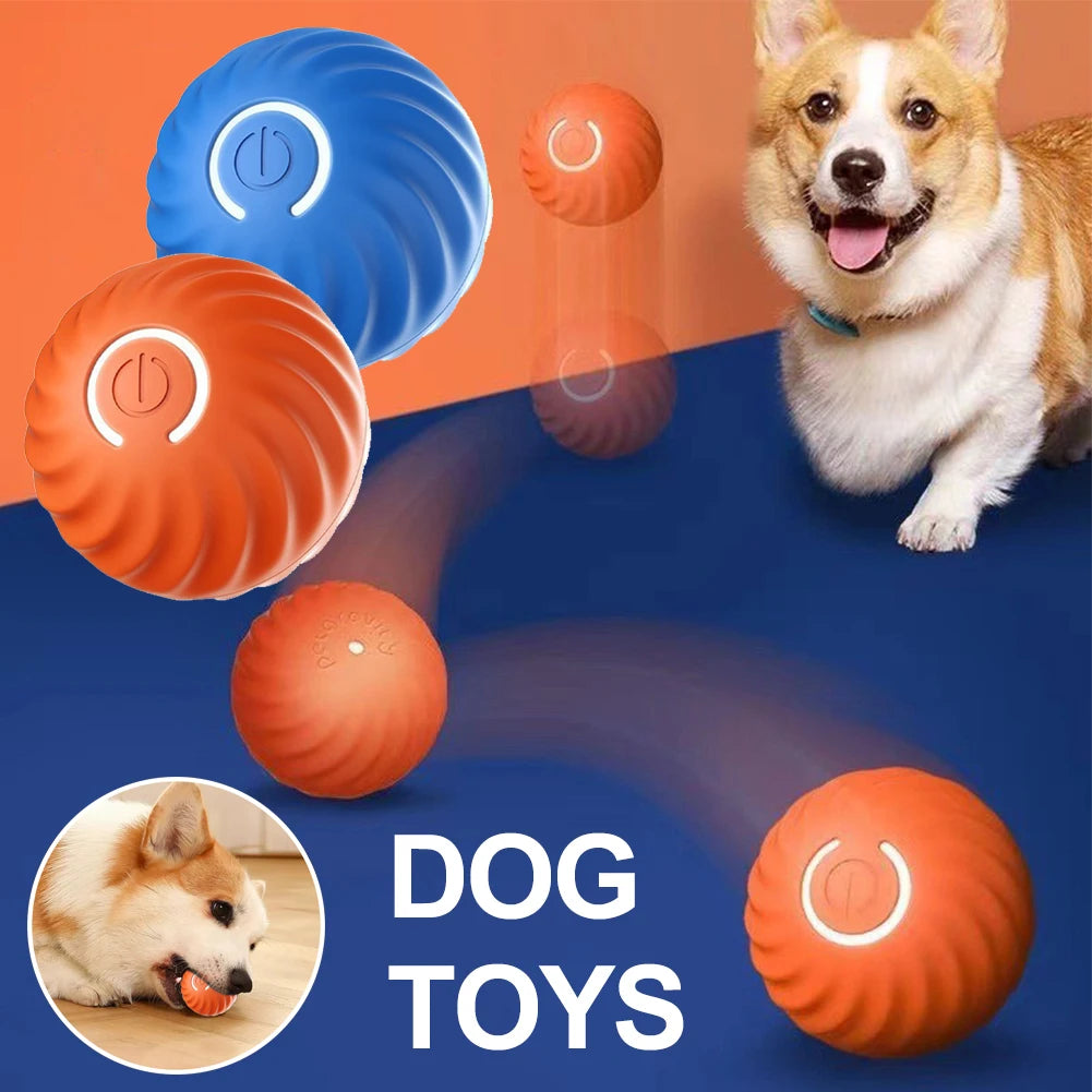 Smart Dog Toy Ball Electronic Interactive Pet Toy Moving Ball USB Automatic Moving Bouncing for Puppy Birthday Gift Cat Product