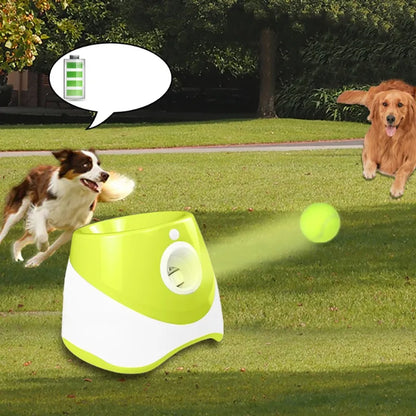 Automatic Dog Ball Launcher Interactive Pet Toy for Training and Exercise Flying Ball Resistant Accessories Toys Dog Treats Gift