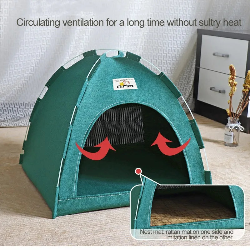 PUPCA Pet Cat Tent Cave Hut Cat Sleep House For Kitten Puppy Playpen Cage Basket Cat Nesk Kennel Small Dog House Bed Chihuahua