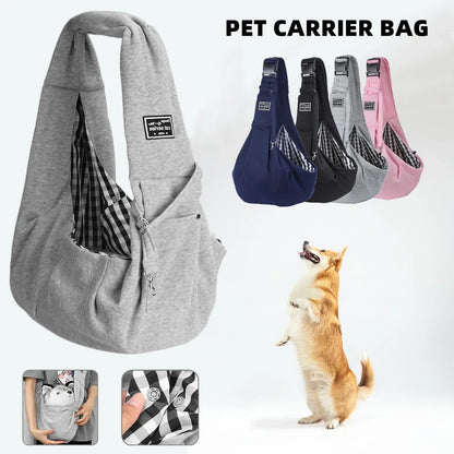 Pet Carrier Bag Portable Travel Single Shoulder Sling Handbag Suitable for Small Pet for Outdoor Travel