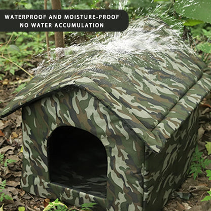 Outdoor cat house, winter cold shelter, waterproof, sun proof, durable, foldable outdoor tent, stray cat shelter, pet house