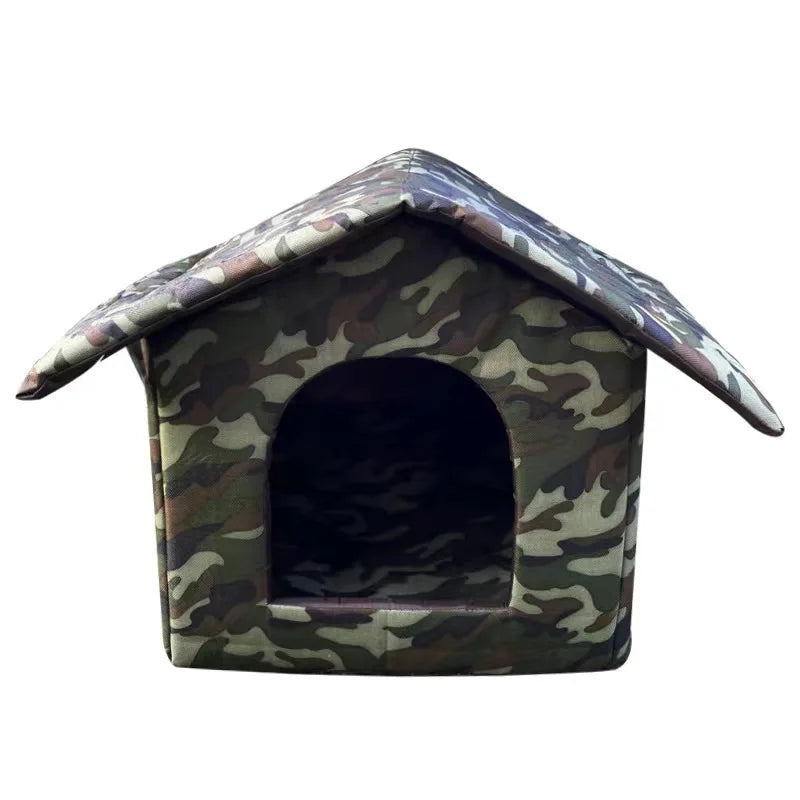 Winter Warm Waterproof Outdoor Pet House Cat Nest Tent Cabin Pet Bed Tent Cat Kennel Portable Travel Nest Pet Carrier Foldable