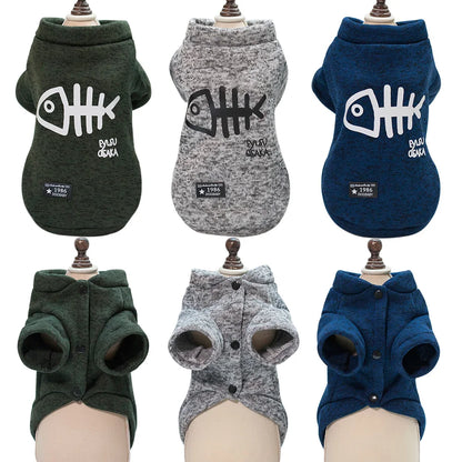 Winter Cat Clothes Pet Puppy Dog Clothing Hoodies For Small Medium Dogs Cat Kitten Kitty Outfits Cats Coats Jackets Costumes