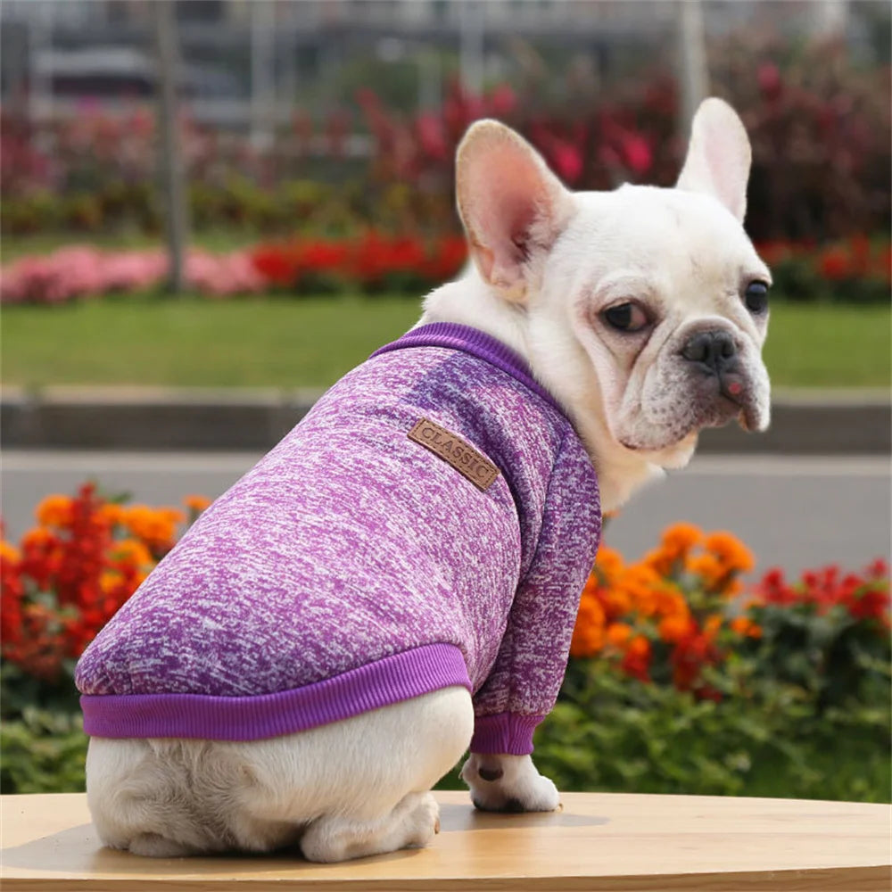 Dog Clothes For Medium Small Dogs Pet Coat Autumn Winter Warm Clothing Grey Cooling Vest Coat Pet Sweatshirt