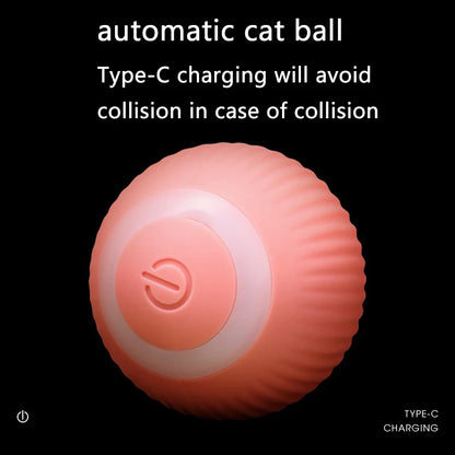 Smart Cat Toys Automatic Rolling Ball Electric Cat Toys Interactive For Cats Training Self-moving Kitten Toys Pet Accessories