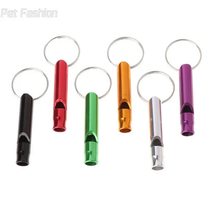 Pet Dog Training Whistle Dogs Puppy Sound Portable Flute Aluminum Alloy Pet Shop Dog Acessorios dogs toys