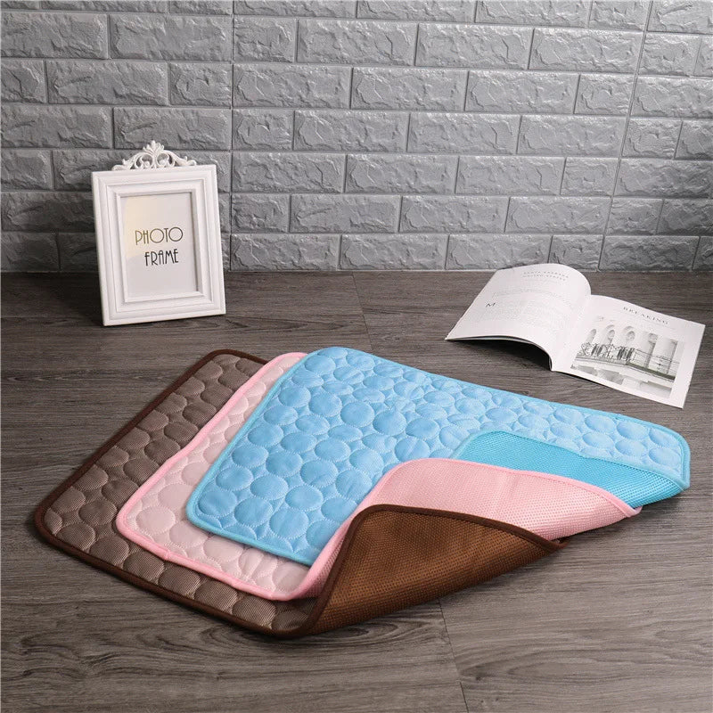 Dog Cooling Mat Summer Pad Pet Mat Bed for Dogs Cat Blanket Sofa Breathable Summer Washable Pet Supplies Accessories