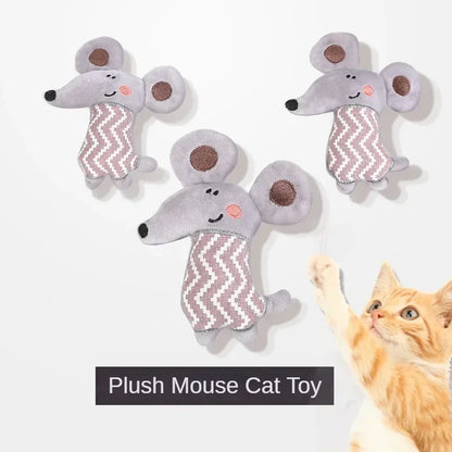 Cartoon Cute Pet Toys Bite Resistant Plush Toy Pet Chew Toy for Cats Dogs Pet Interactive Supplies Puppy Accessories