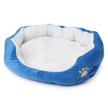 Pet Dog Bed Cashmere Warming Hot Dog Bed House Soft Dog Lounger Nest Dog Baskets Fall Winter Plush Kennel for Cat Puppy Supplies