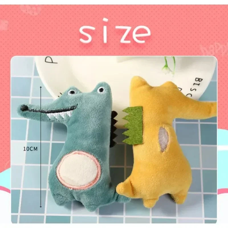 Cartoon Cute Pet Toys Bite Resistant Plush Toy Pet Chew Toy for Cats Dogs Pet Interactive Supplies Puppy Accessories