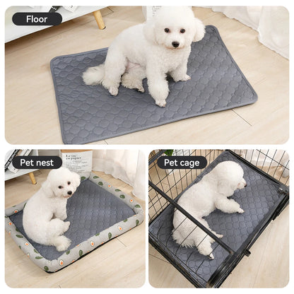 Dog Pee Pad Blanket Reusable Absorbent Diaper Washable Puppy Training Pad Pet Bed Urine Mat For Pet Car Seat Sofa Cover